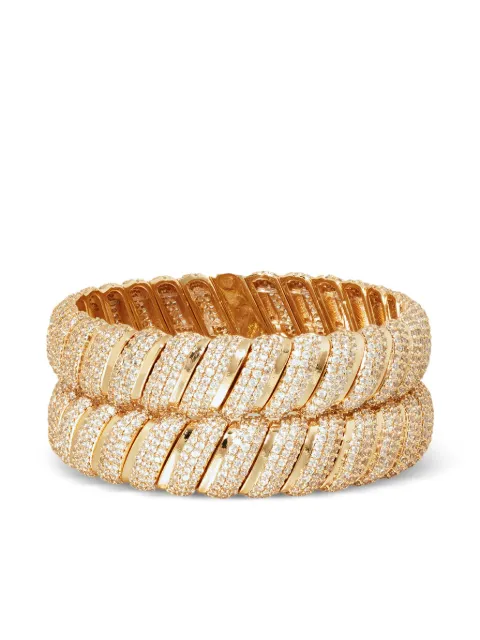 Roxanne Assoulin The Pavé Large Cobra bracelets