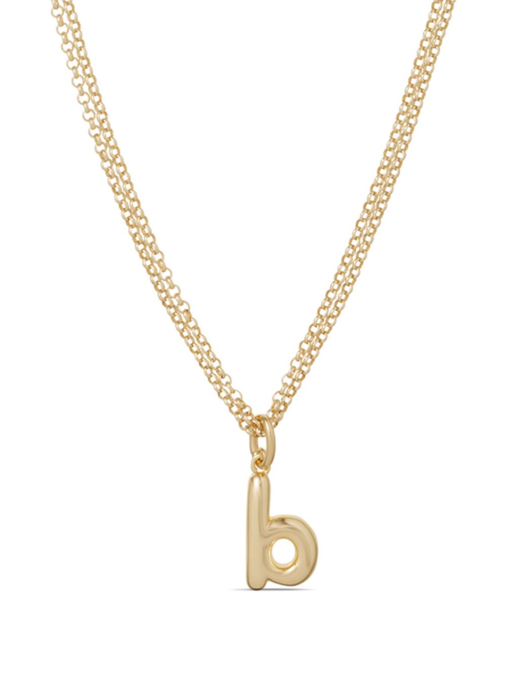 Roxanne Assoulin The Puffy Initial necklace - Gold