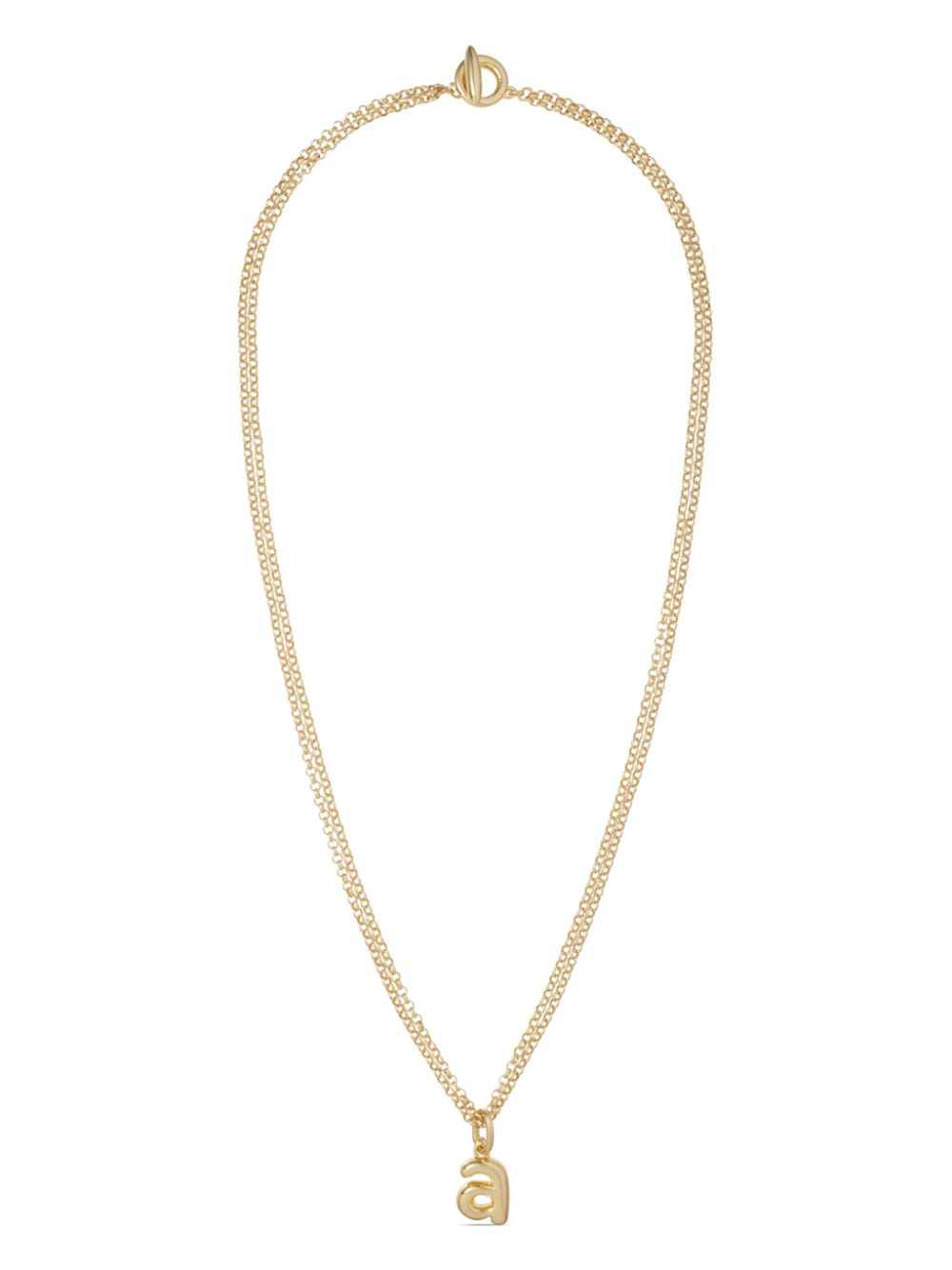 Roxanne Assoulin The Puffy Initial necklace - Gold