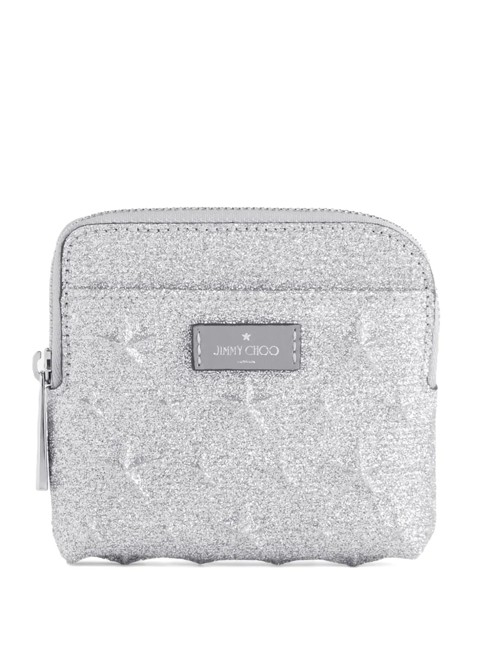 Jimmy Choo コンパクト ジップ カードケース | シルバートーン | Image 1