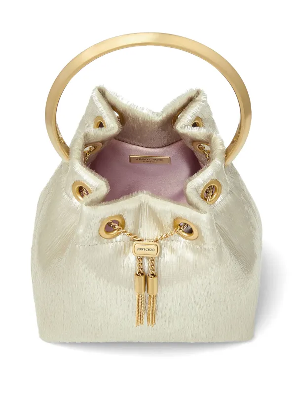 Jimmy Choo Bon Bon Bucket Bag | Neutrals | FARFETCH