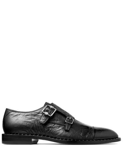 Jimmy Choo Finnion モンクストラップ シューズ