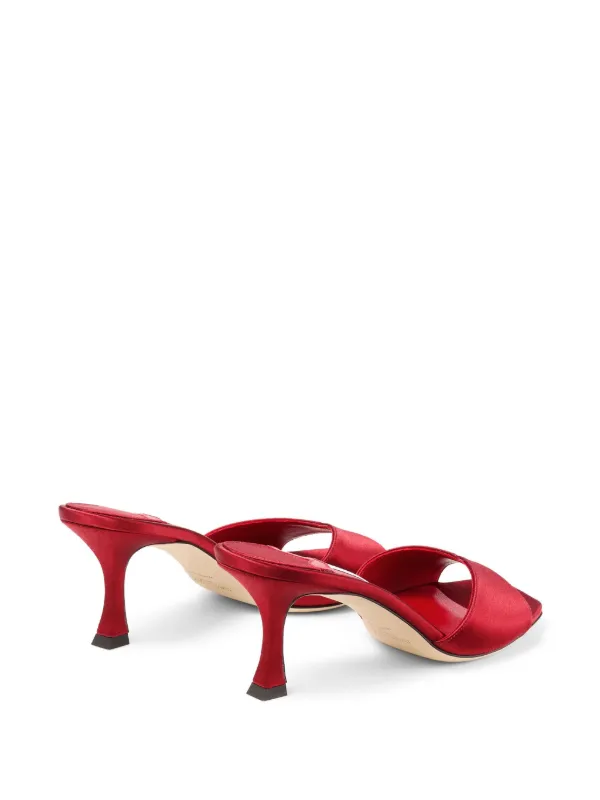 Jimmy Choo 70mm Skye Mules | Red | FARFETCH
