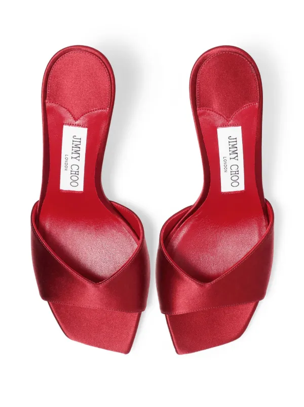 Jimmy Choo 70mm Skye Mules | Red | FARFETCH