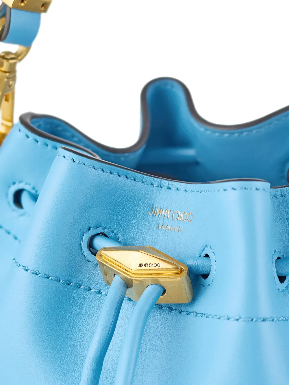 Jimmy Choo Medium Cinch bucket-tas Blauw