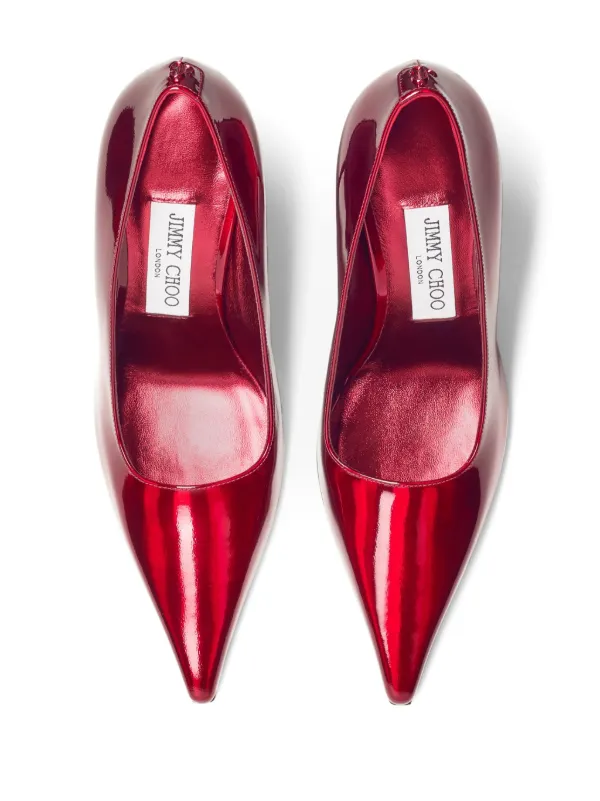 Jimmy Choo 95mm Ixia Pumps | Red | FARFETCH