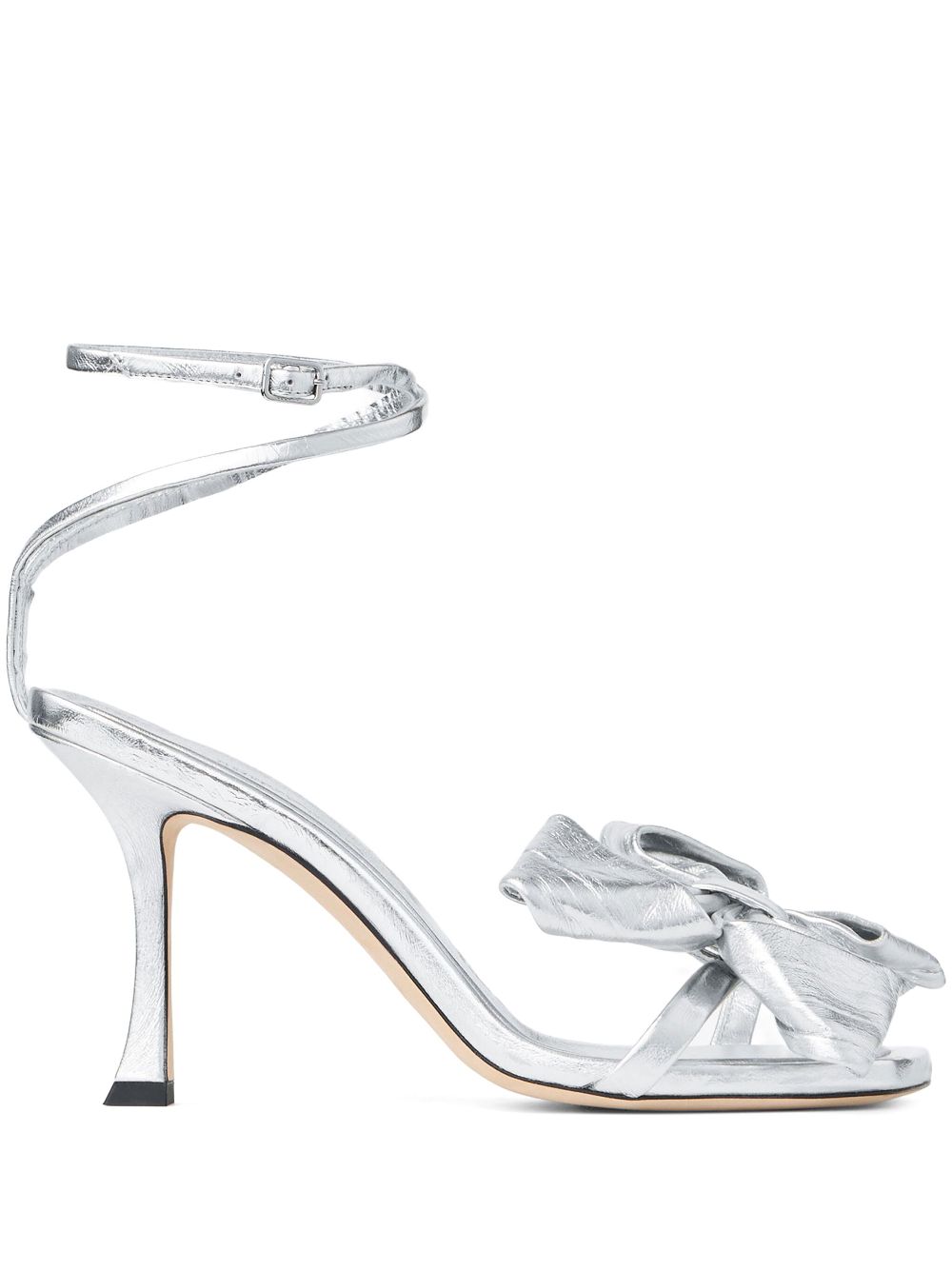 Jimmy Choo 90 mm Staz sandalen Zilver