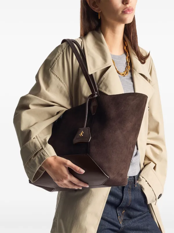 Jimmy Choo Diamond ハンドバッグ M | ブラウン | FARFETCH JP