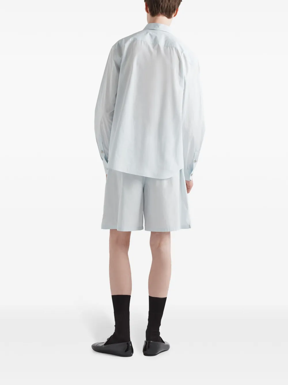  Prada Cotton Bermudas - Blue 