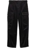 Prada Corduroy pants with cargo pockets - Black