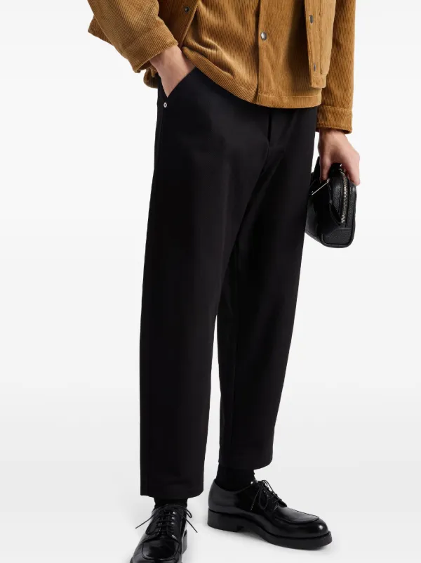 パンツ 22ss prada triangle wide straight slacks 22ss prada triangle wide straight slacks