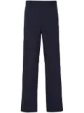 Prada mid-rise tapered trousers - Blue
