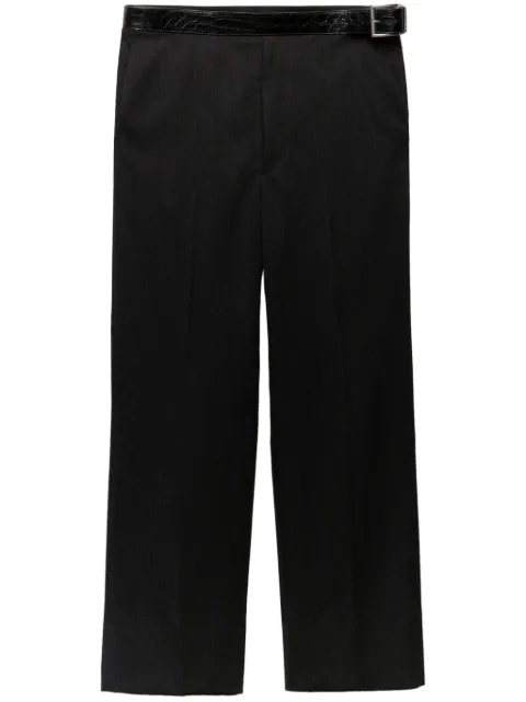 Prada belted chino trousers 