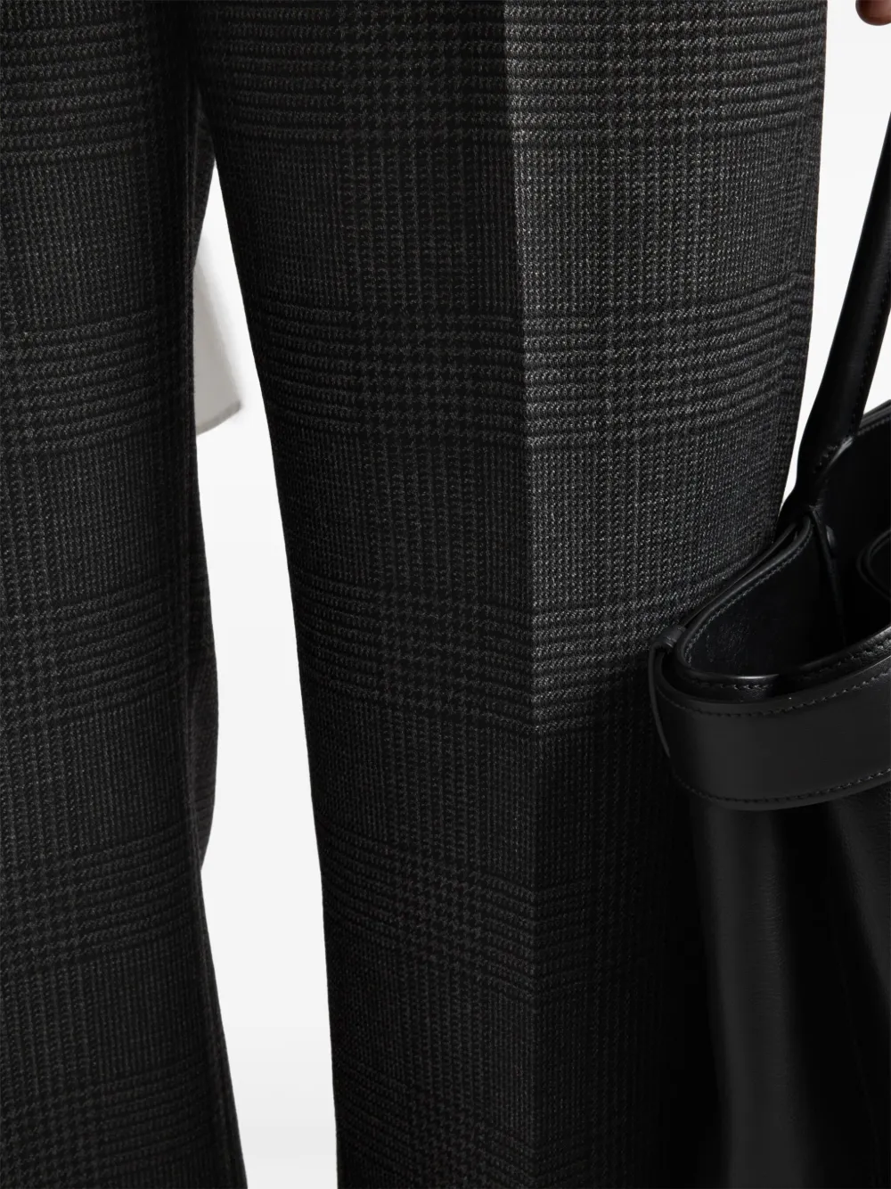 Prada Geruite broek Grijs