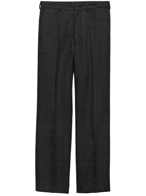 Prada Prince of Wales check trousers
