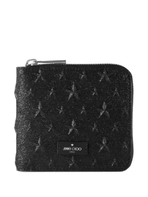 Jimmy Choo Lawrence スタースタッズ 財布 | ブラック | FARFETCH JP