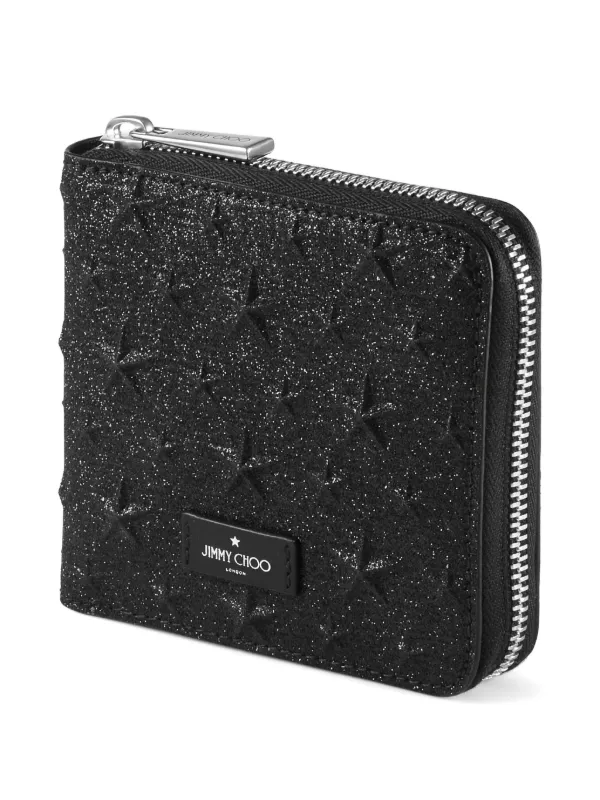 JIMMY CHOO 財布 Jimmy Choo Lawrence 財布 | ブラック | FARFETCH JP