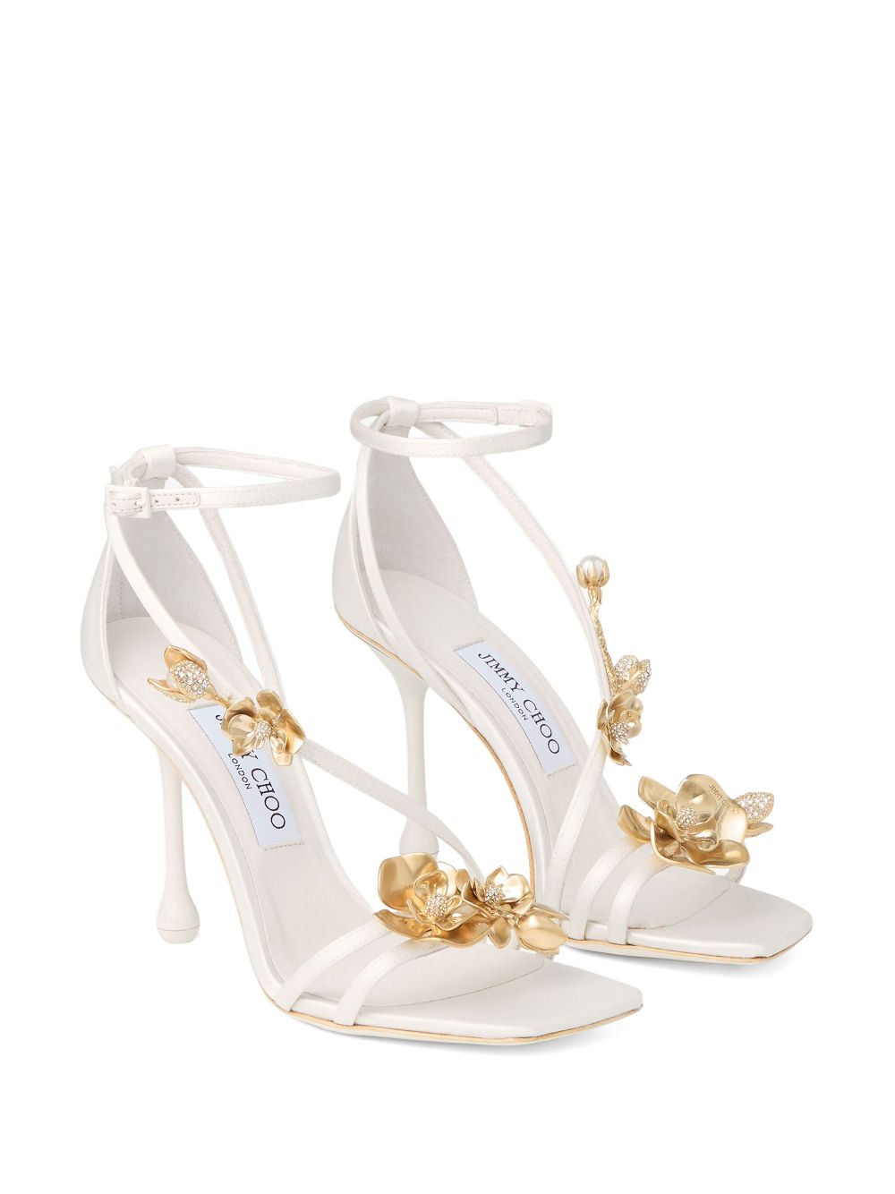 Jimmy Choo 95mm Zea sandals - Beige