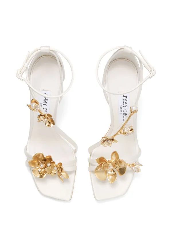 Jimmy Choo Zea Sandals | White | FARFETCH RO