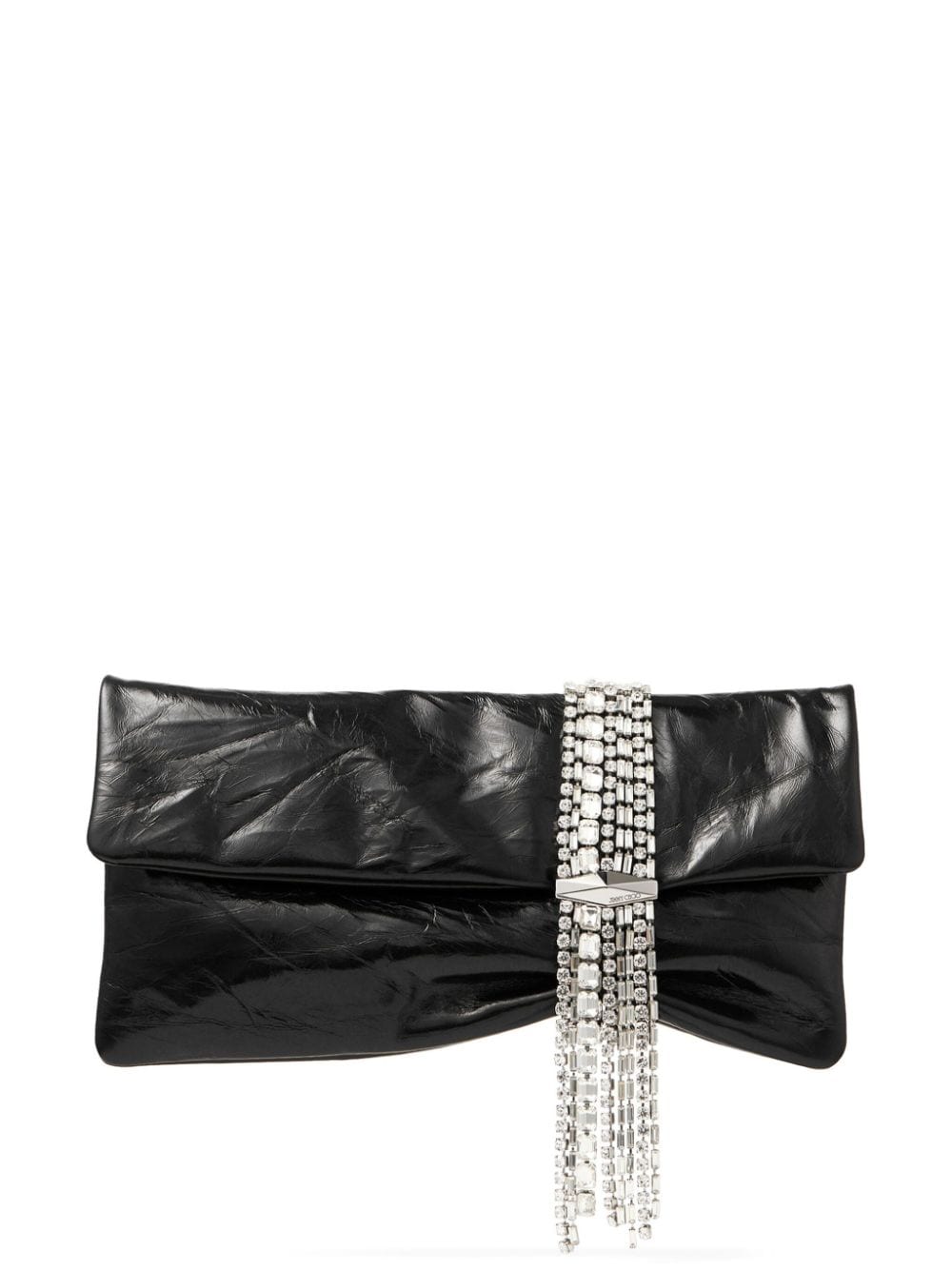 Shop Jimmy Choo Zandra Clutch Bag In Black