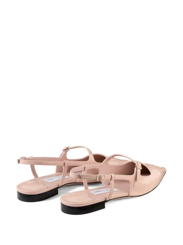 Jimmy Choo Didi フラットシューズ | ピンク | FARFETCH JP