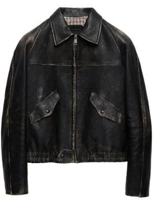 Shop Prada Leather Jacket | Saks Fifth Avenue