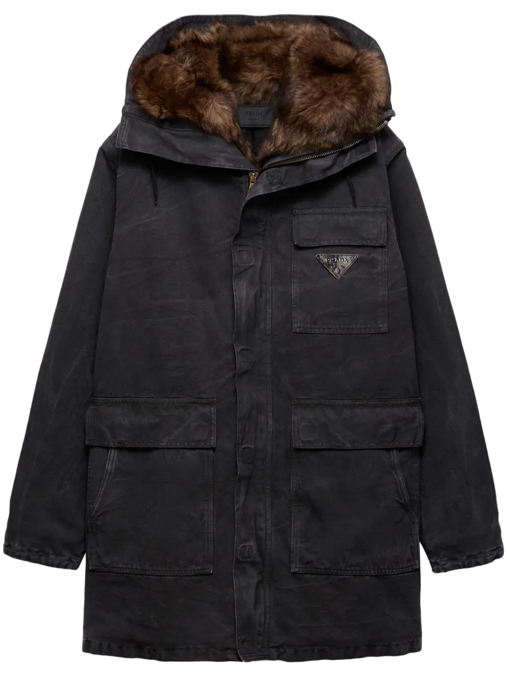 Prada fur coat mens sales