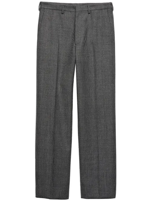 Pantalon à motif pied-de-poule - Prada - Modalova