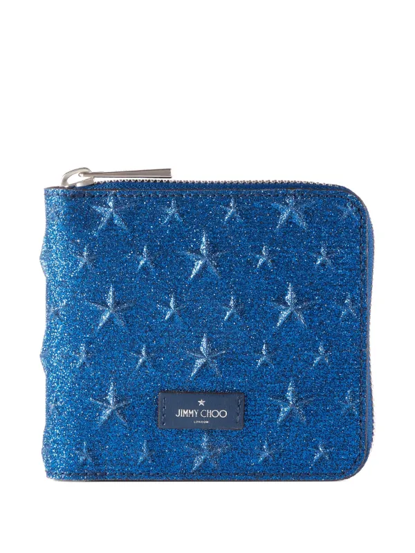 Jimmy Choo財布 Jimmy Choo Lawrence 財布 | ブルー | FARFETCH JP