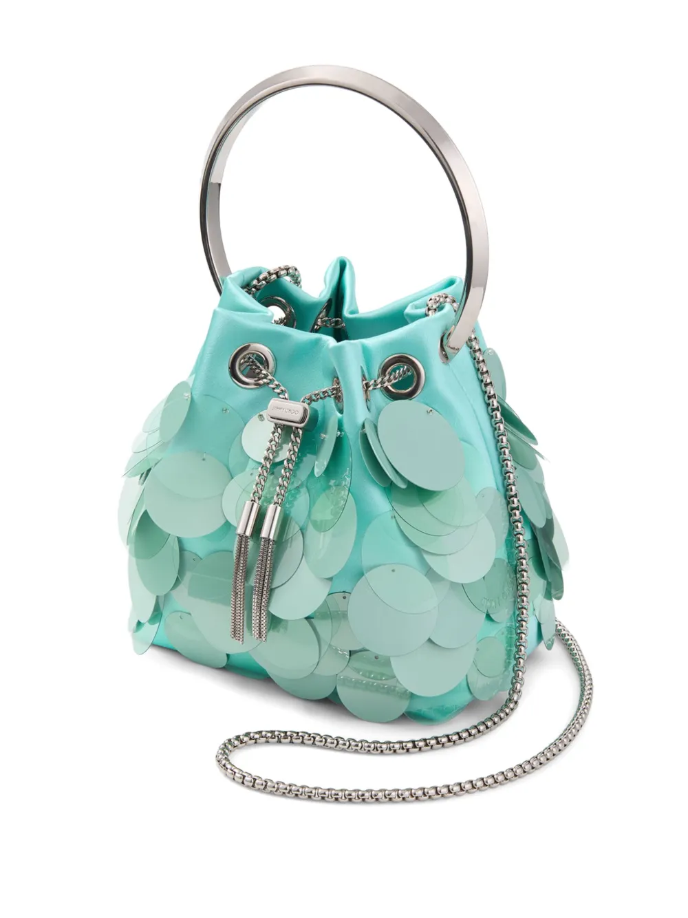 Jimmy Choo Bon clutch Groen