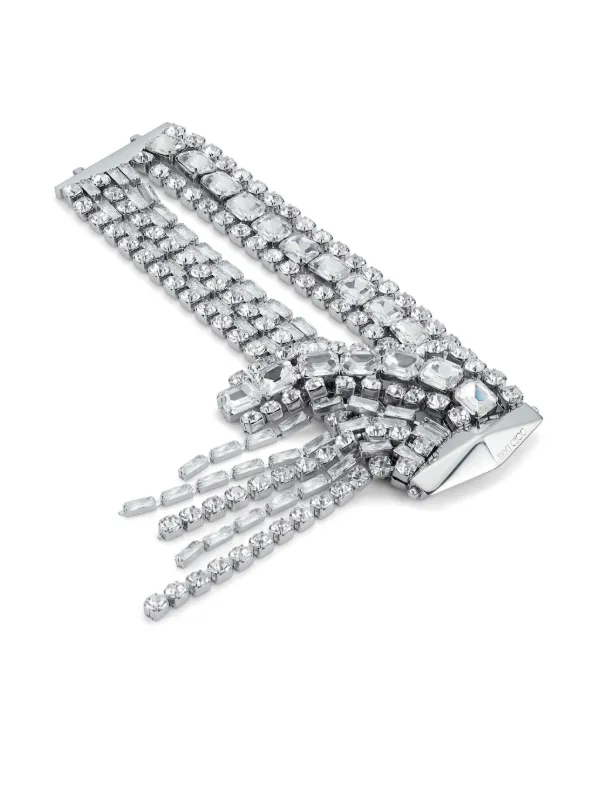 JIMMY CHOO Zandra Bracelet クリスタル シルバー ブレスレット Jimmy Choo Zandra Bracelet | Silver | FARFETCH HK
