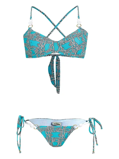 Amir Slama print pattern bikini 