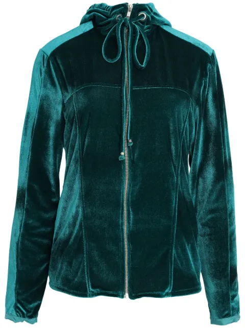 Amir Slama chamarra de velour con capucha