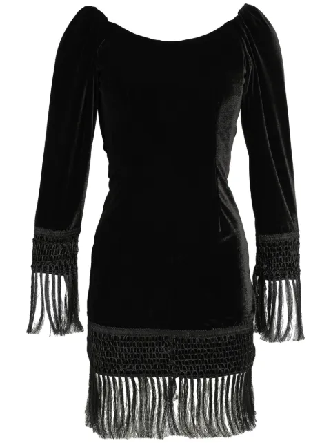 Amir Slama velvet mini dress