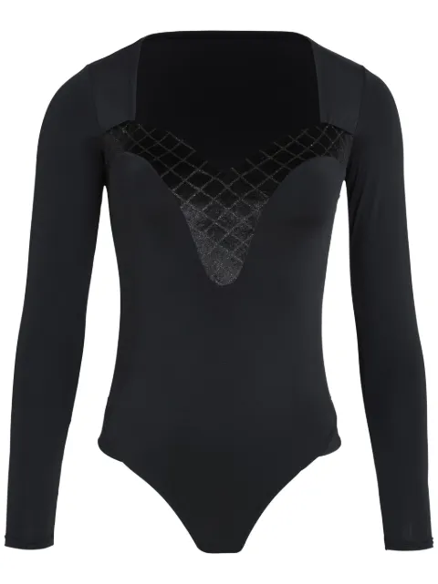 Amir Slama velvet bodysuit
