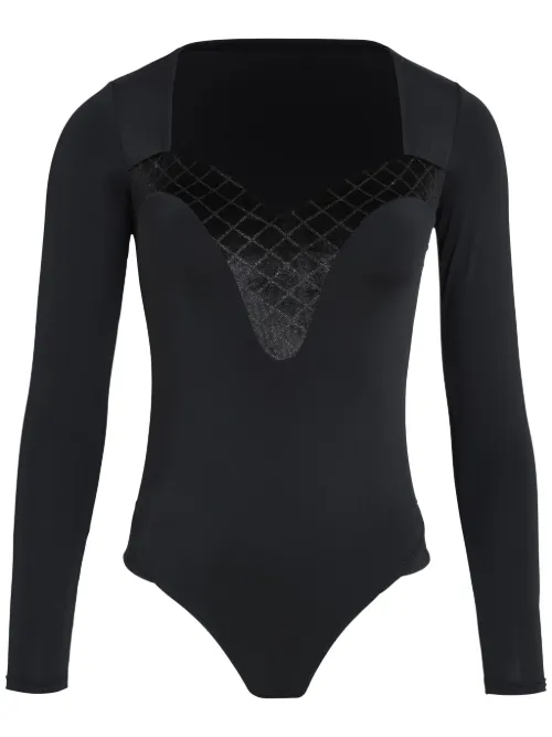 Amir Slama body en velours - Noir - Amir Slama - Modalova