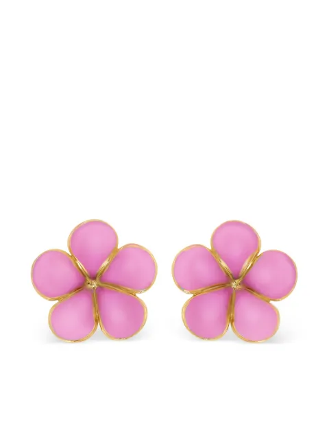 Oscar de la Renta Flower stud earrings