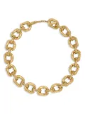 Oscar de la Renta oversized chain-link necklace - Gold