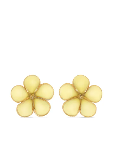 Oscar de la Renta Flower stud earrings
