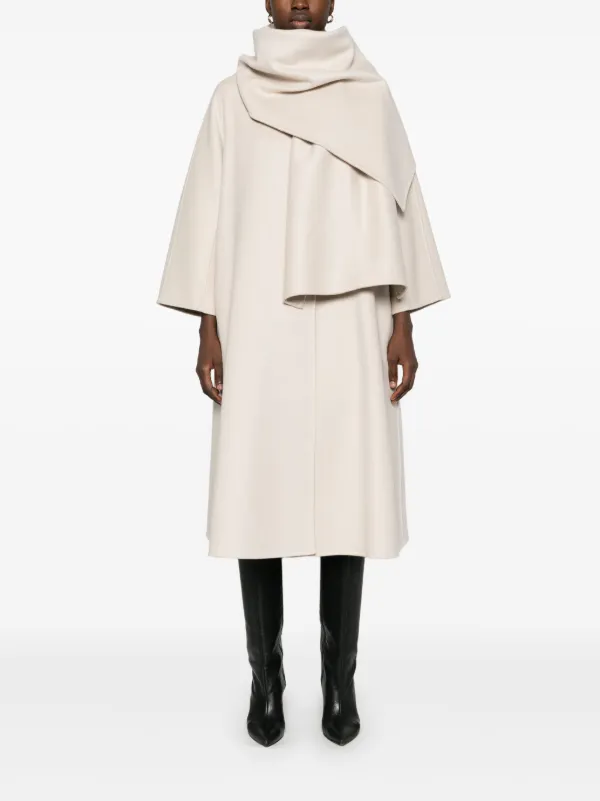 【関税&送料込】Max Mara Domizia Max Mara Pepaia コート | ニュートラル | FARFETCH JP