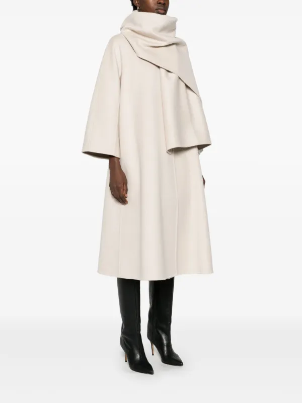 Max Mara 2511131122600AVERSA017 関税送料込 Max Mara Pepaia コート | ニュートラル | FARFETCH JP