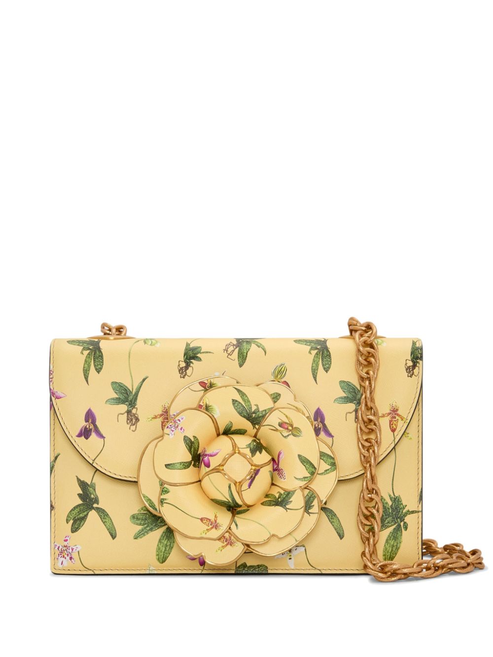 Orchid-print TRO bag