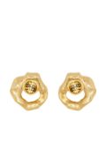 Oscar de la Renta textured earrings - Gold