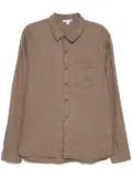 James Perse linen long-sleeves shirt - Brown