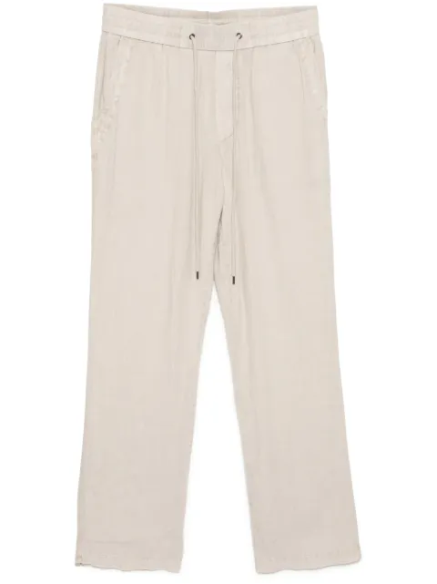James Perse linen straight-leg trousers