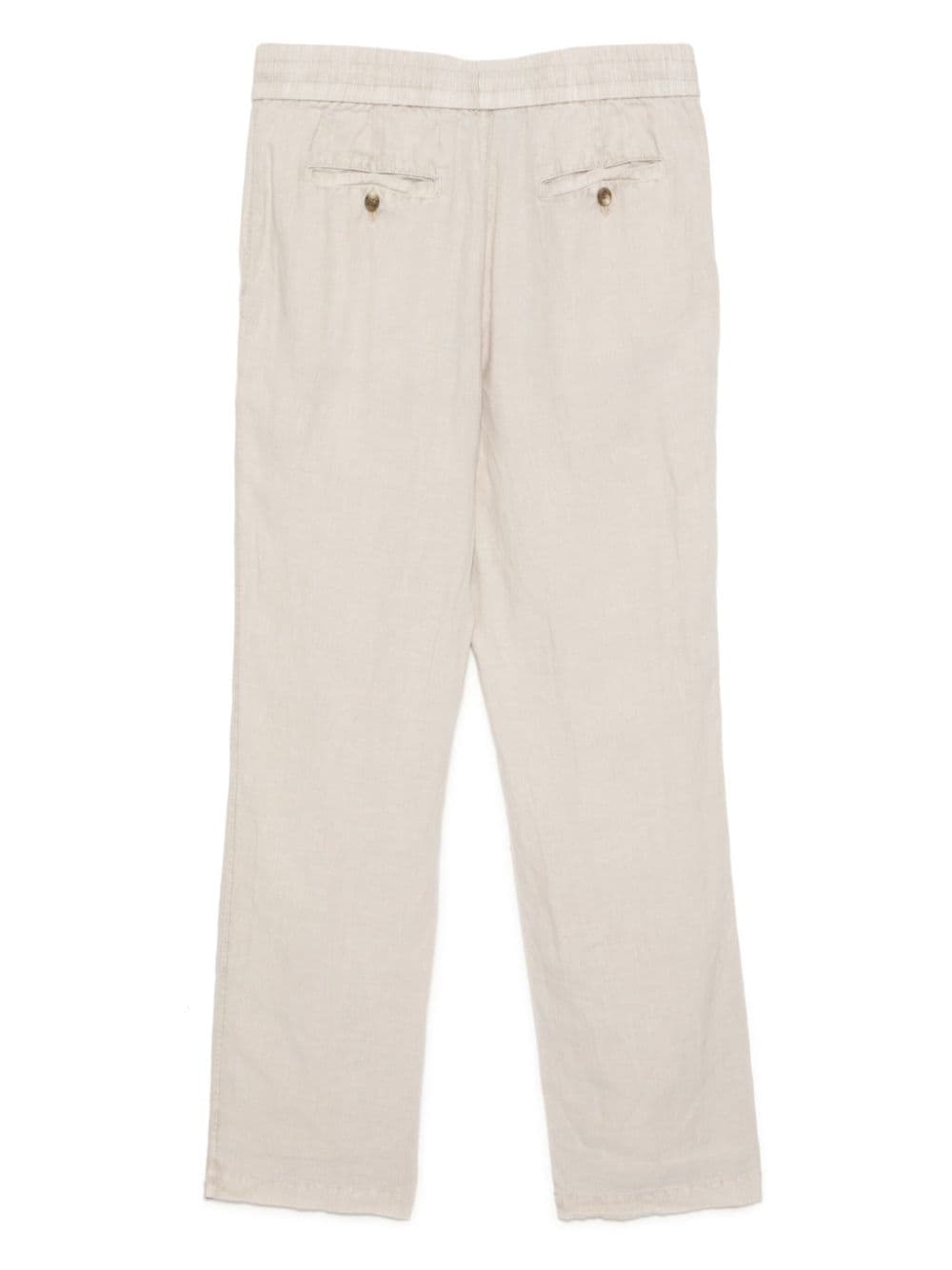 James Perse Linnen straight broek - Beige