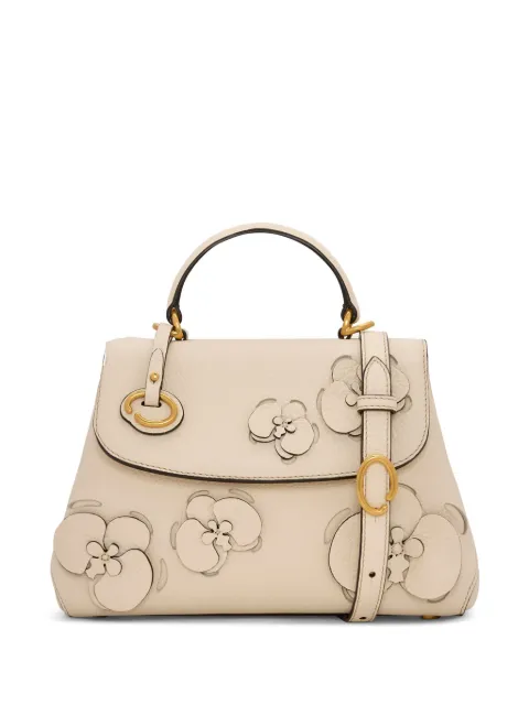 Oscar de la Renta The Laser-Cut Orchid Mini Poppy tote bag