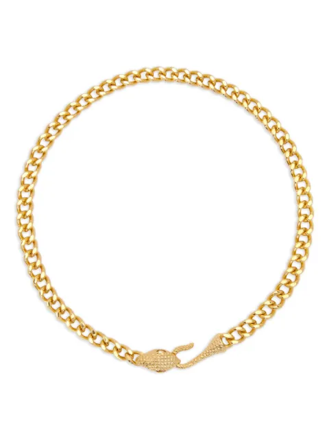 Oscar de la Renta 스네이크 헤드 체인 링크 네크리스