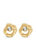 Oscar de la Renta textured earrings - Gold