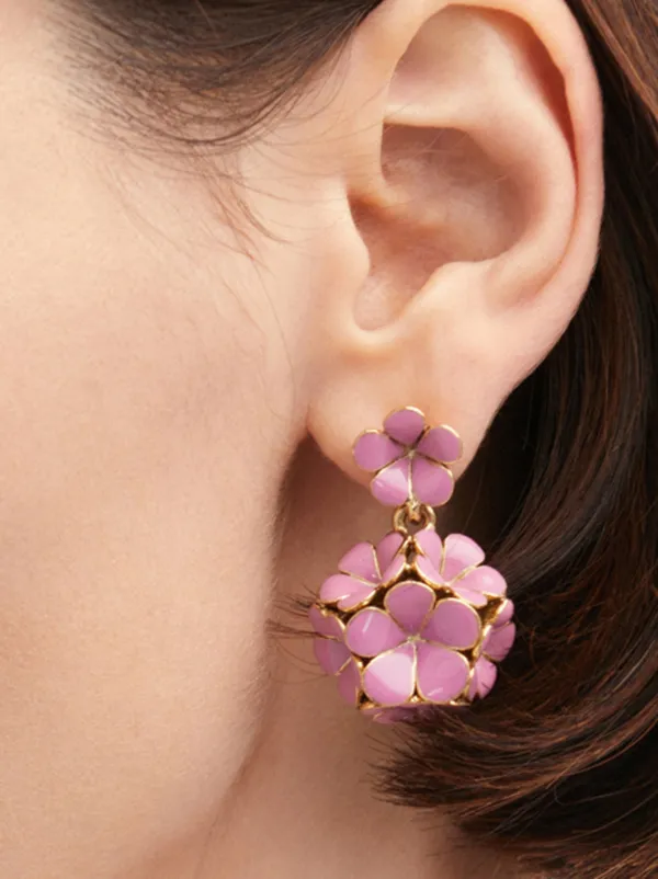 【Oscar de la Renta 】フラワースタッドピアス ゴールド Oscar De La Renta Flower ピアス | ゴールドトーン | FARFETCH JP